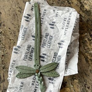 Portland Leather Goods Dragonfly Tassel in Beetle, NEW